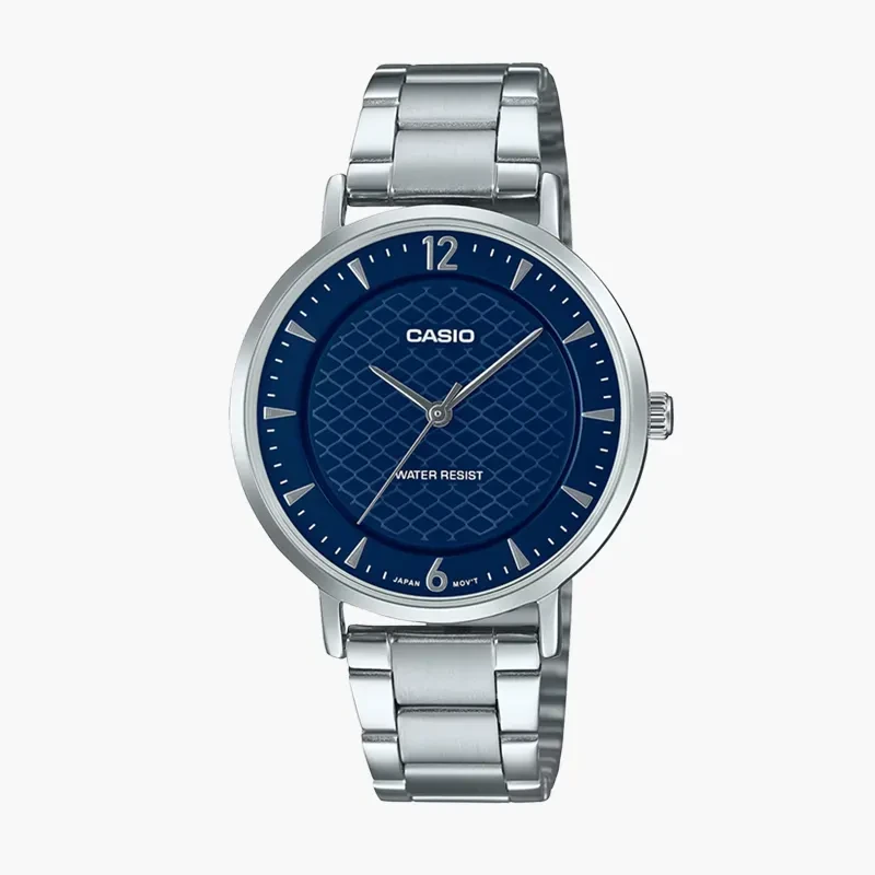 Casio Enticer Japan Quartz Blue Dial Ladies Watch- LTP-VT04D-2ADF